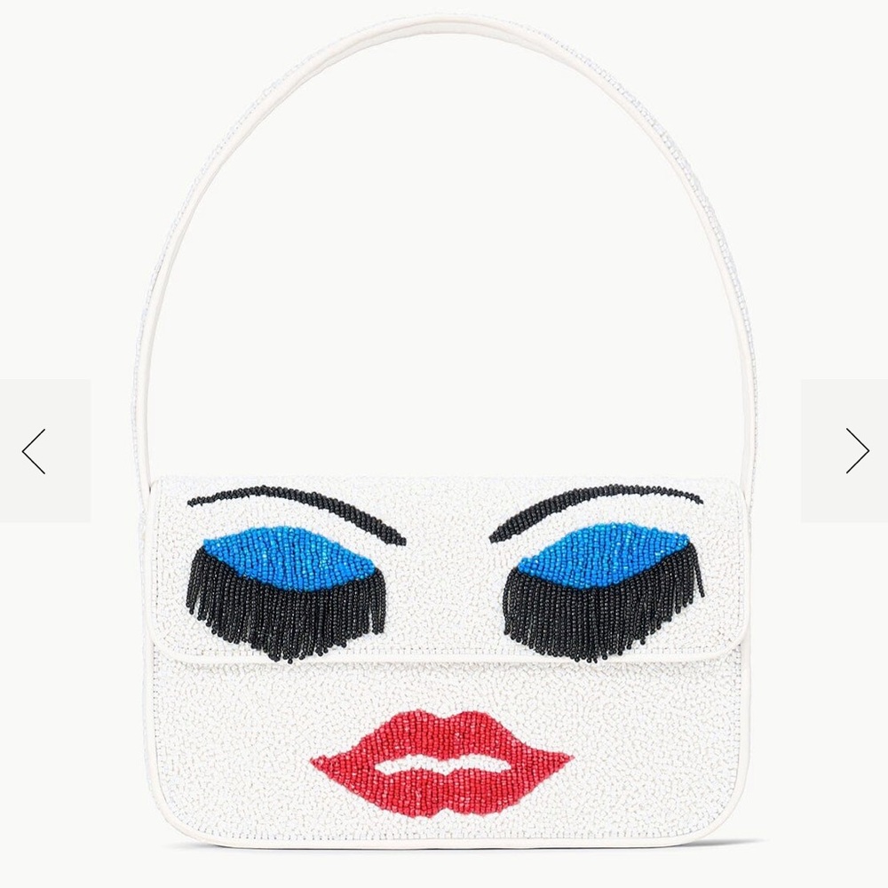 Staud “Priscilla” Beaded Tommy Handbag